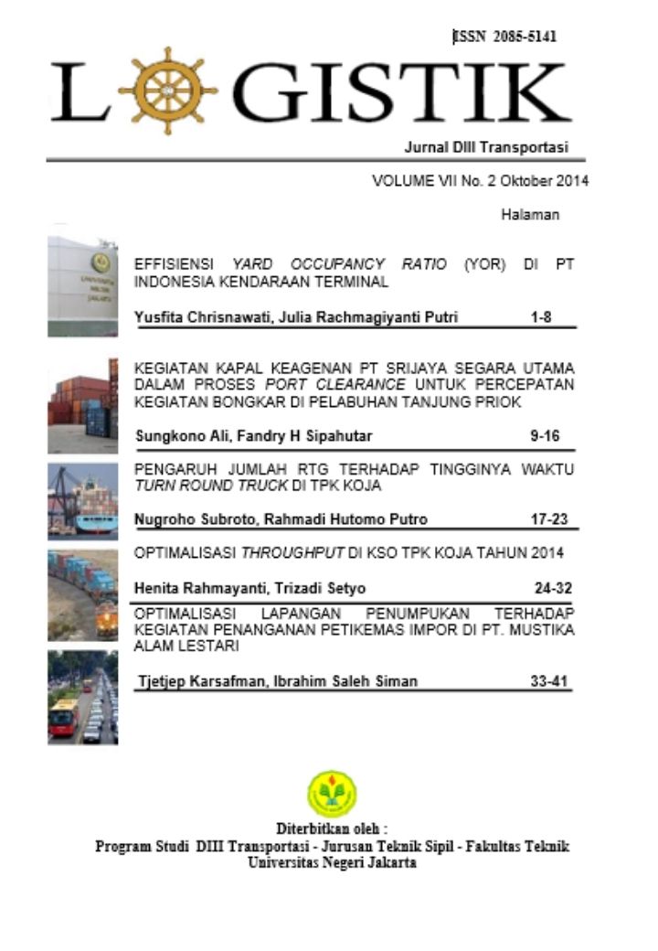 Jurnal Logistik (Sinta 4)